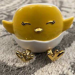 Bath & Body Works single-wick Easter chick candle holder, NWT!